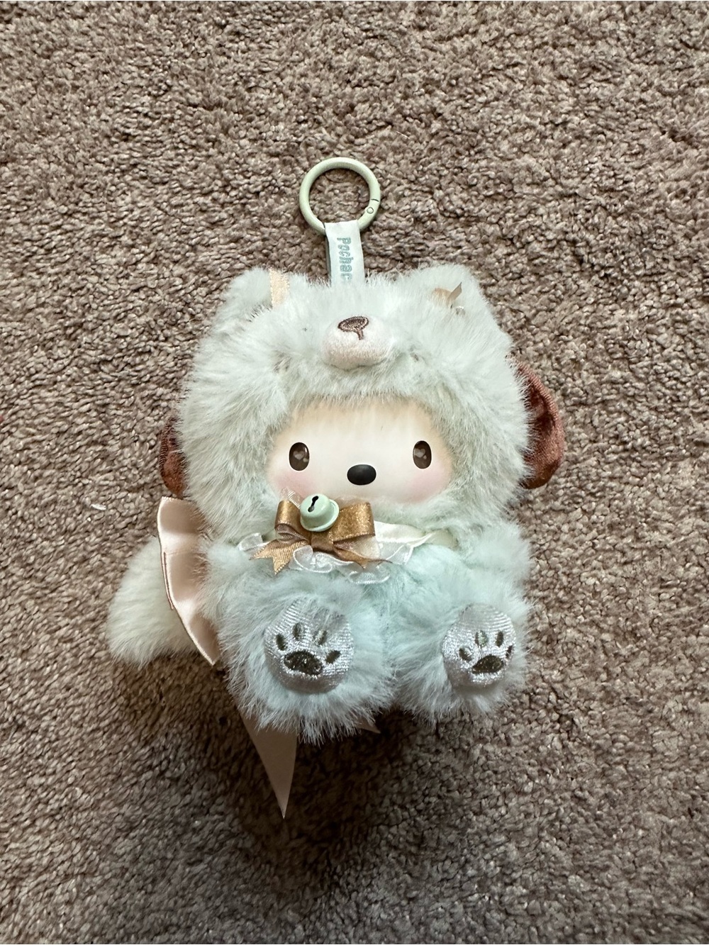 Hello Kitty and Friends Fox Island Vinyl Plush Pendant Keychain - Pochacco